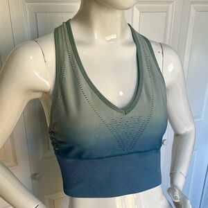 VS green and blue ombré sports bra